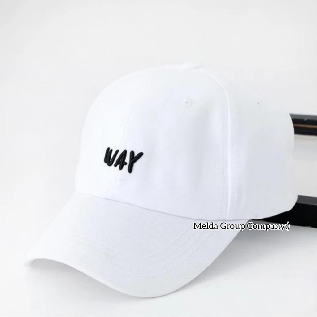 Topi Baseball Cap Way Terpopuler Topi Pria Wanita Kekinian Material catton premium (COD)