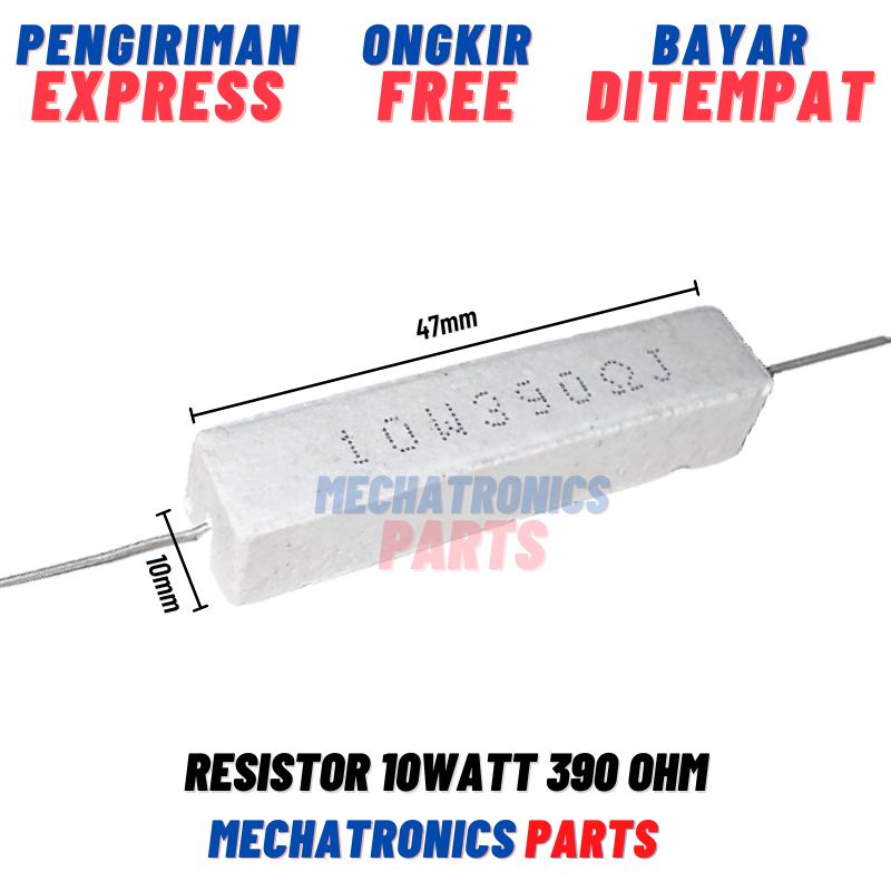 [PAS-9553] RESISTOR 10WATT 390OHM