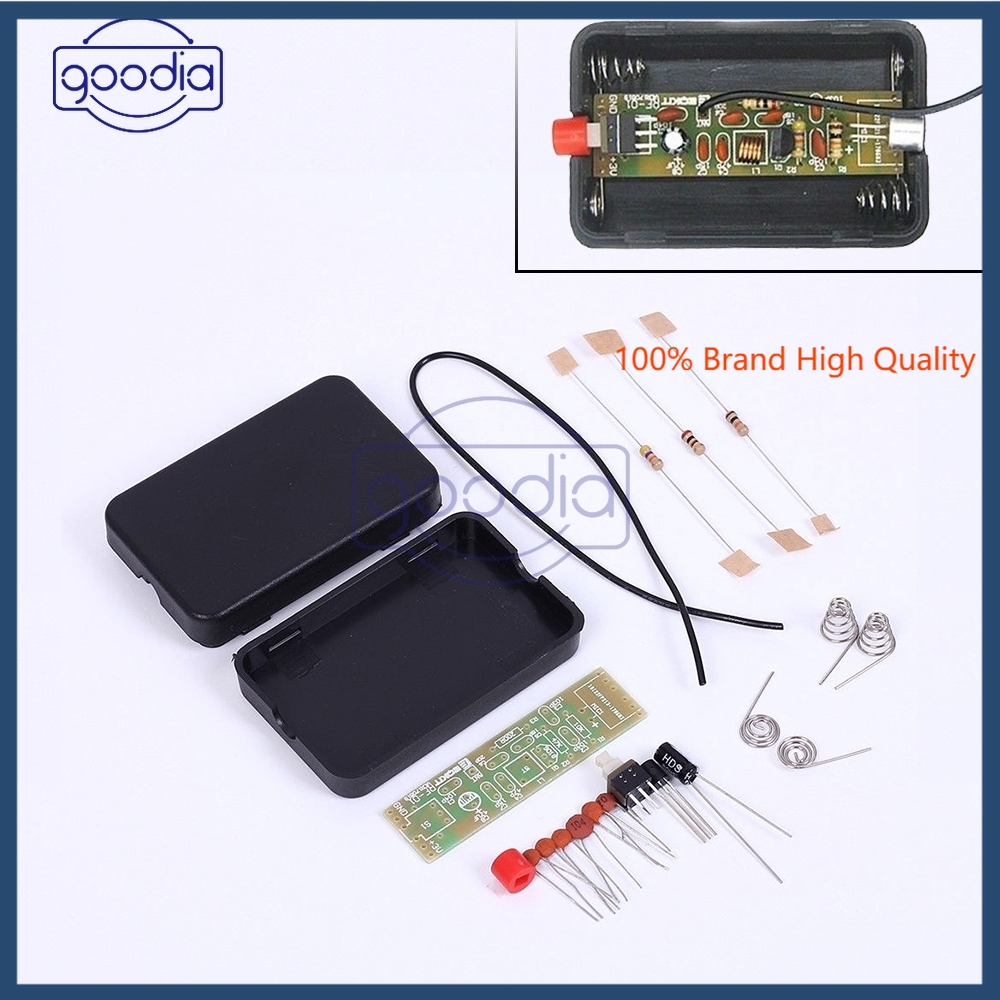 ✈【Fast/COD】✈70-110MHz Wireless FM Transmitter Frequency Modulation Microphone Elektronik 1.5V DIY Kits