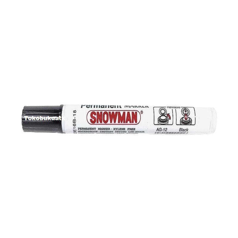 

Spidol Snowman Permanent AG 12, marking on any materials