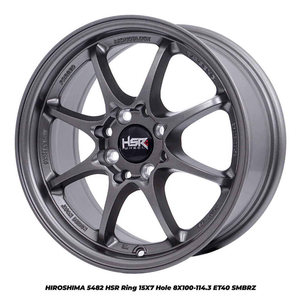 Velg Mobil Velk Pelek Mobil HSR HIROSHIMA R15 Pelek Avanza Xenia Brio Jazz Vios
