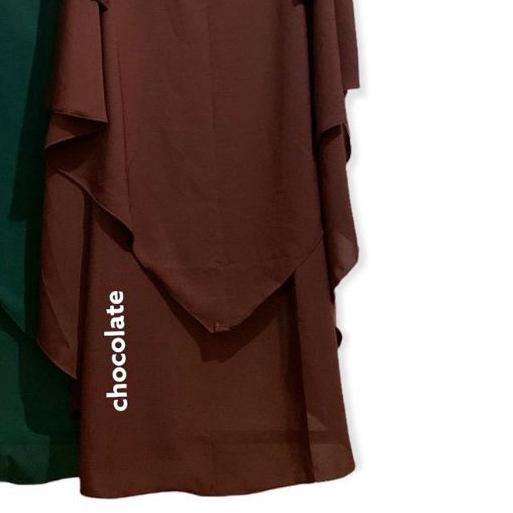 Lulla french khimar JUMBO bahan wolfis