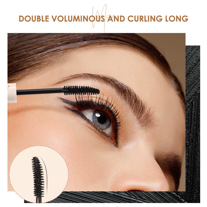 FOCALLURE tahan air Maskara Curling Lengthening Maskara -FA148