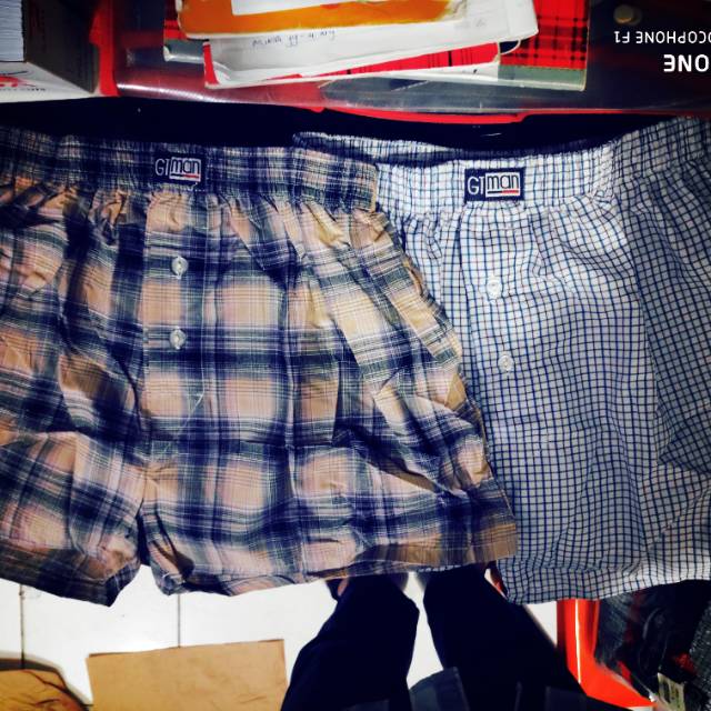 BOXER GT MAN KOTAK KOTAK PRIA / BOXER  BX 02 PREMIUM PRIA / CELANA DALAM / CELANA UNTUK TIDUR / BX 02 ORI