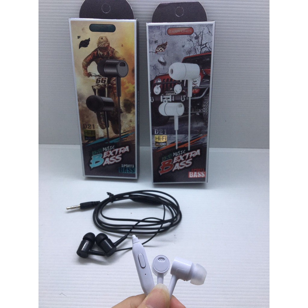 Headset D21 L29 HA1 Earphone superbas jamin suara bas HA1C / S07