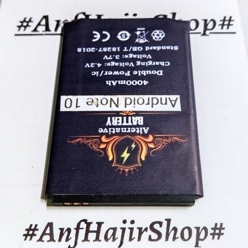 BATRE BATREI PERSAMAAN ANDROID CHINA NOTE 10 NOTE 10+ BATRAI BATERAI ANDROID NOTE10 NOTE 10 PLUS ALT
