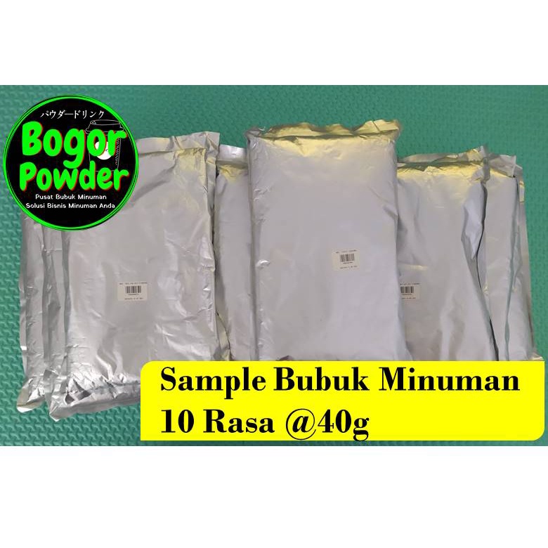 

Paket Sample 10 rasa / Sample bubuk Minuman 10 rasa