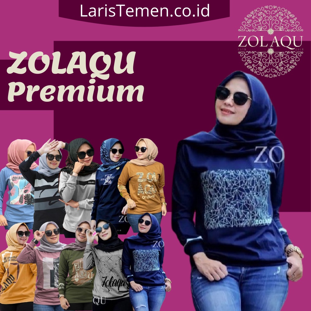 ZOLAQU kaos zolaqu original terbaru 2021  kaos baju atasan zolaqu jolaqu zolaku wanita ori terbaru