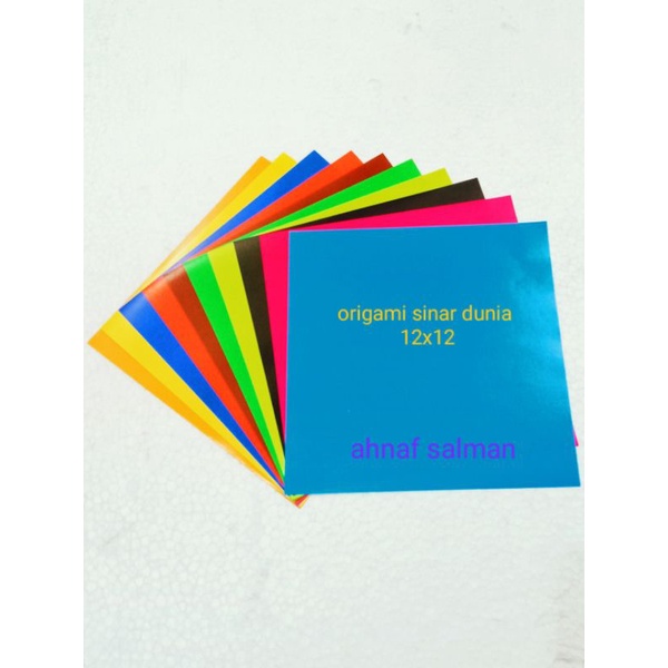 

origami sinardunia 12x12 isi100lembar