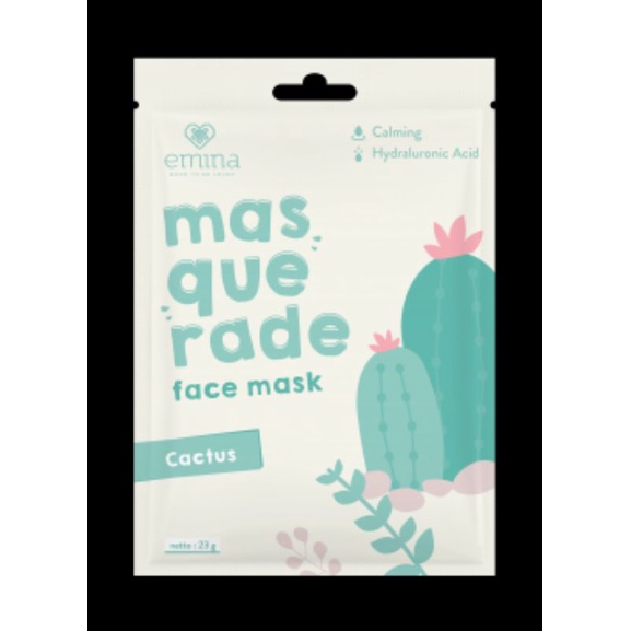 emina masker sheet | masquerade face mask | masker wajah emina