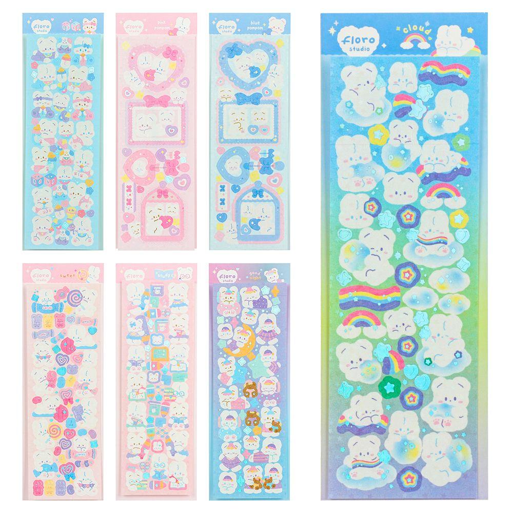 Suyo Stiker Laser Kawaii Untuk Dekorasi Diary / Scrapbook