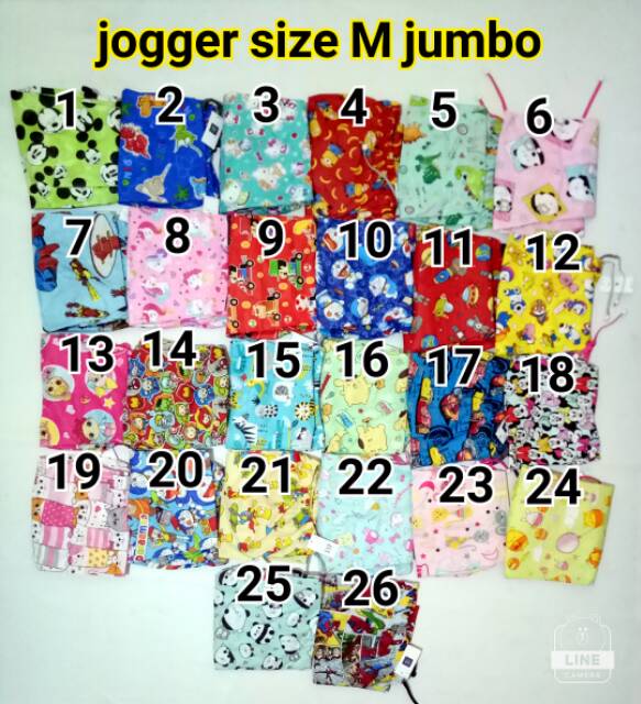 Celana joger anak usia 4- 8 tahun jogger nabLfashion