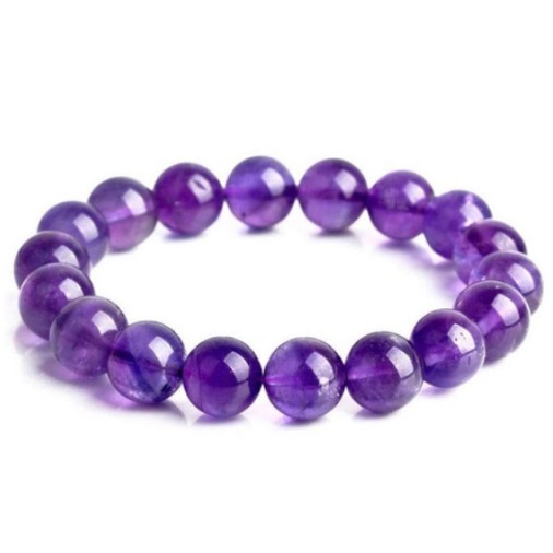 Gelang Batu Kecubung Amethyst Natural Stone Gelang Pria Gelang Wanita