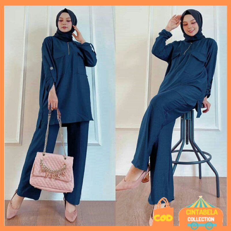 BAJU SETELAN WANITA STELAN MODIS WANITA CELANA PANJANG