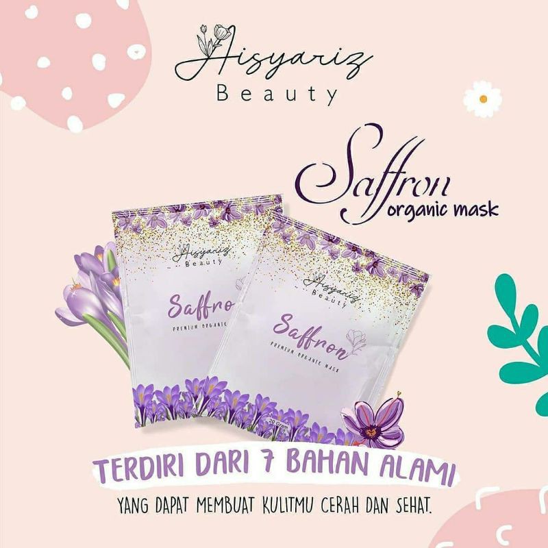 Saffron Organik Mask by Aisyariz Beauty