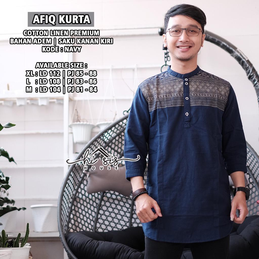 AFIQ KURTA by Hi Sis House