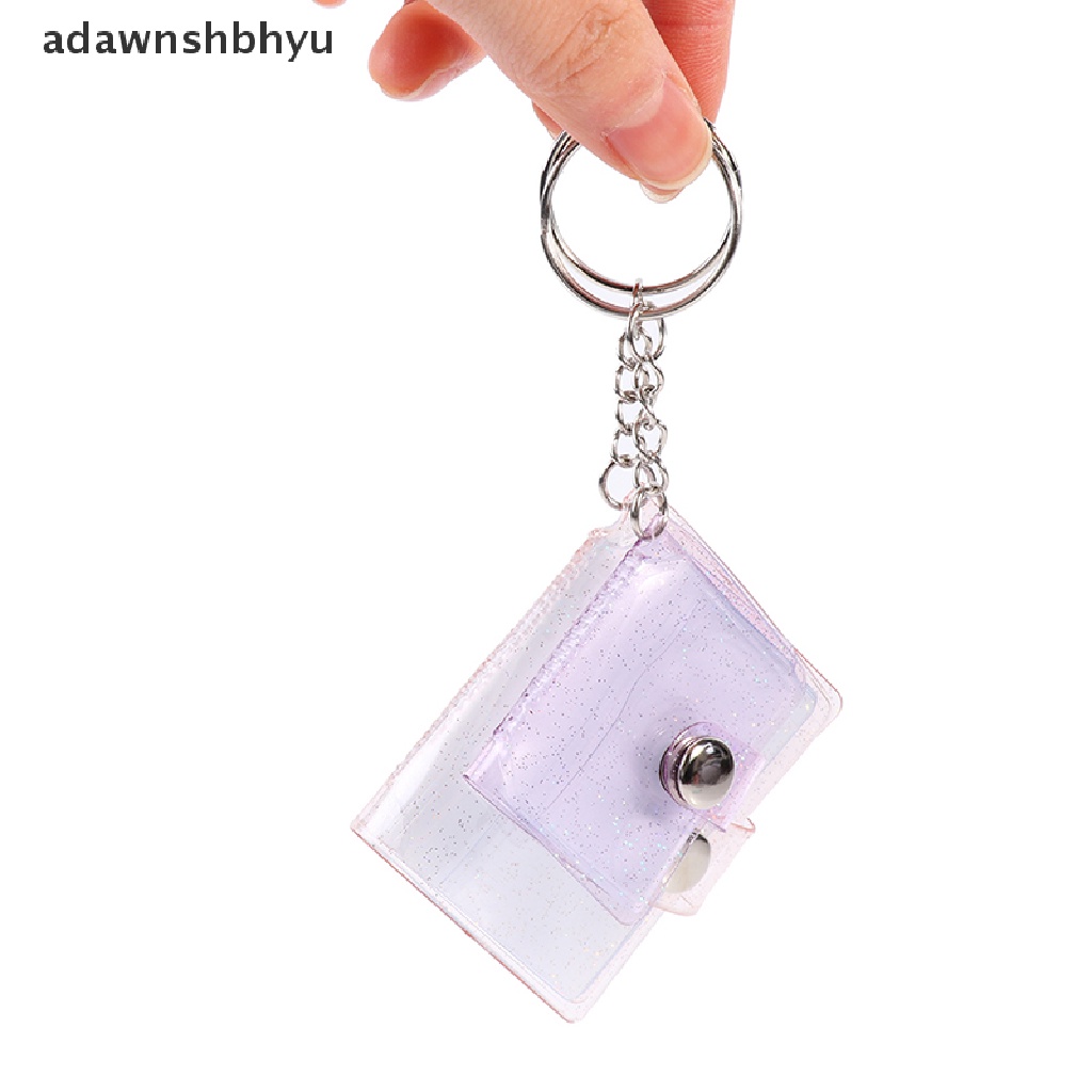 Album Foto adawnshbhyu 1/2inch PVC Sequin Name Card Holder 16kantong Foto Mini Pegang