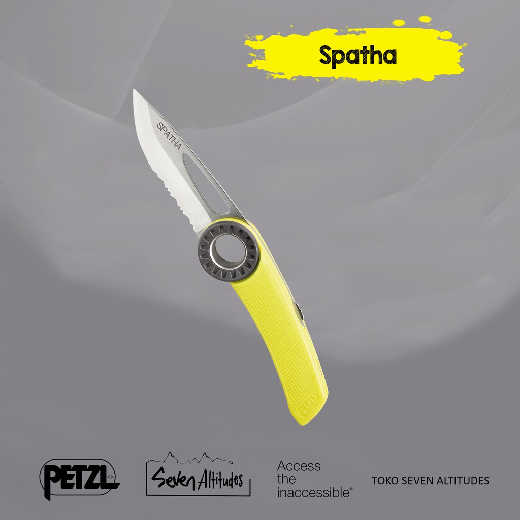 Pisau lipat Spatha Petzl With Carabiner Hole