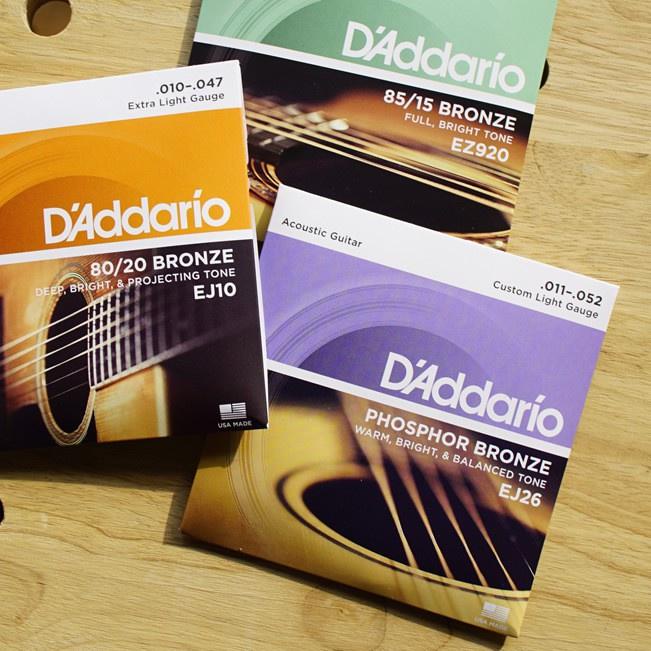 ⭐ready⭐ Senar gitar D addario / Senar gitar akustik 1 set / Senar gitar akustik original / Tali gita