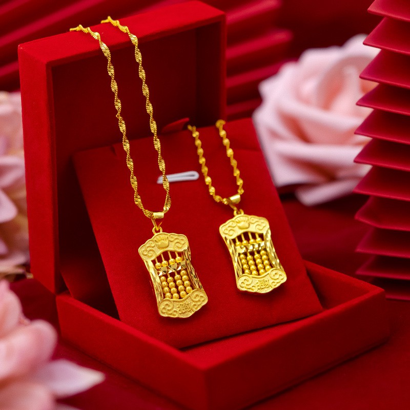 Kalung Emas Plated 24K Dengan Liontin 50 Desain Untuk Wanita