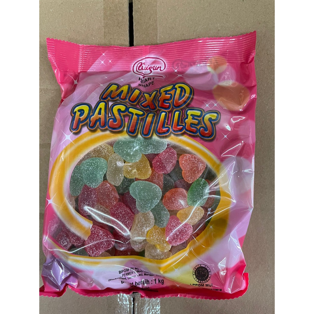 PERMEN WAISUN JELLY RASA BUAH 1KG MIXED PASTILLES dlight snack