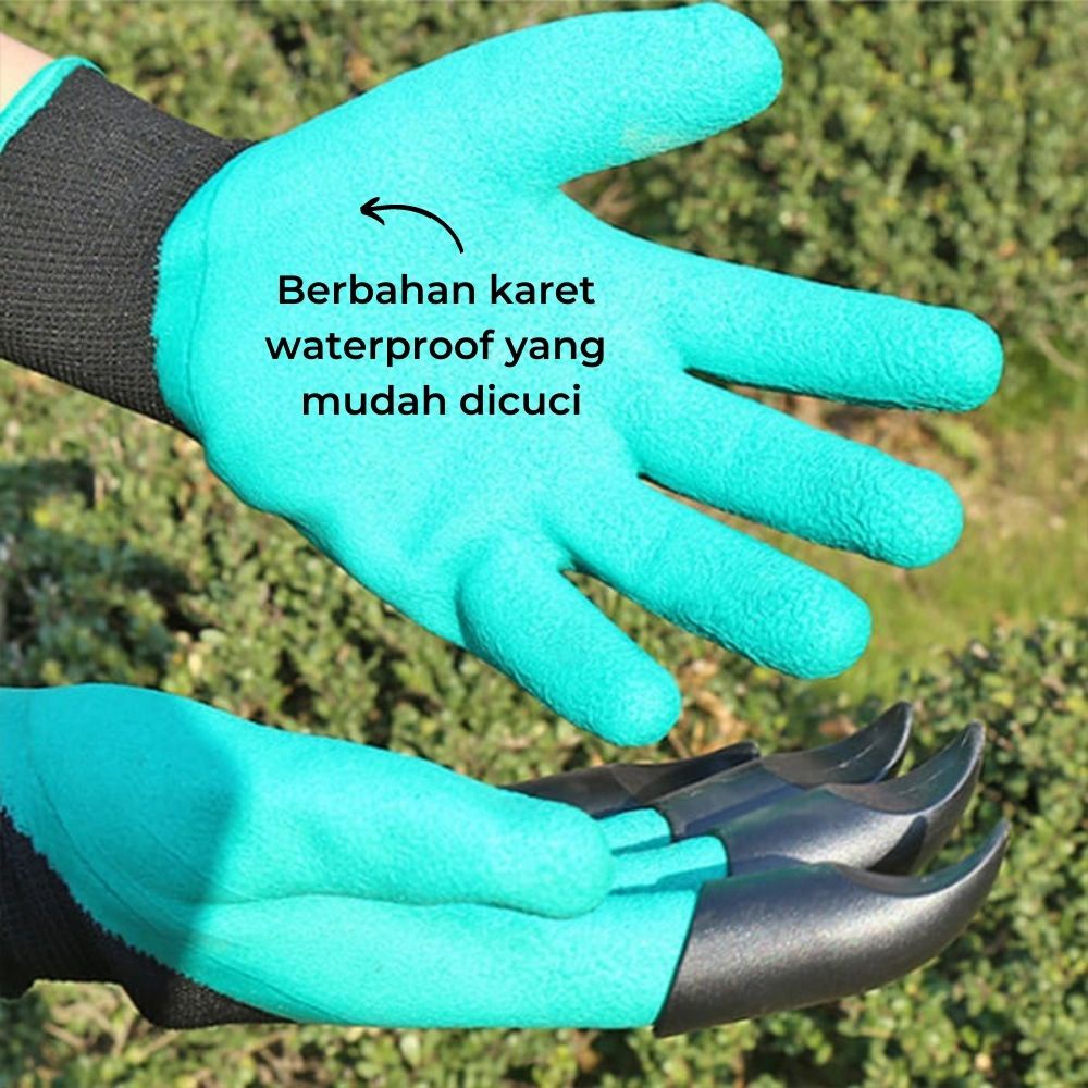 JAVASHOP Sarung Tangan Kebun Cakar Tanaman Peralatan Berkebun