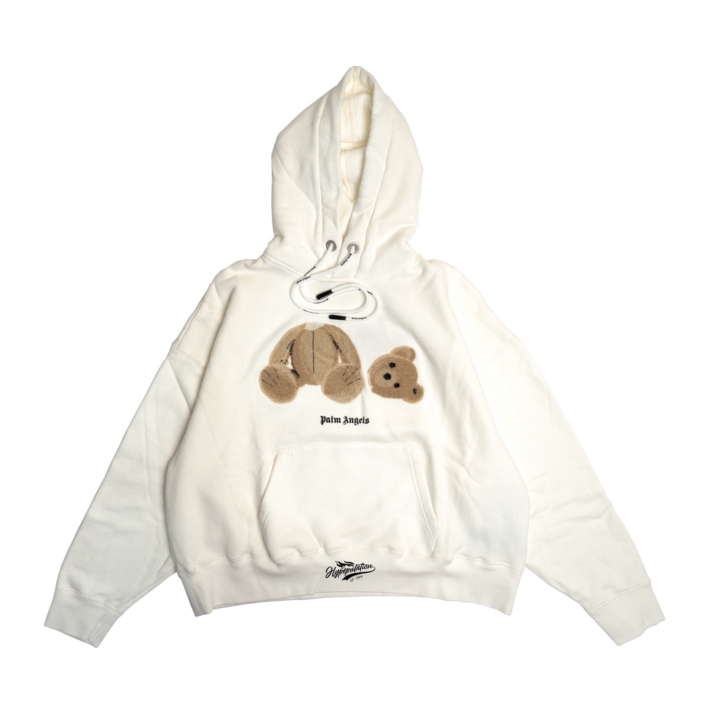 Palm Angels Kill The Bear White Hoodie ORIGINAL