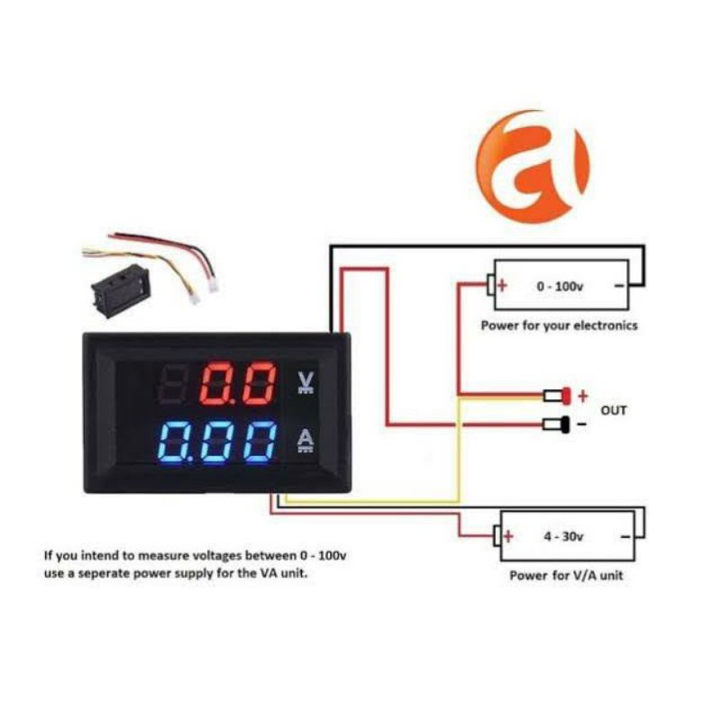 Volt Ampere Meter Digital