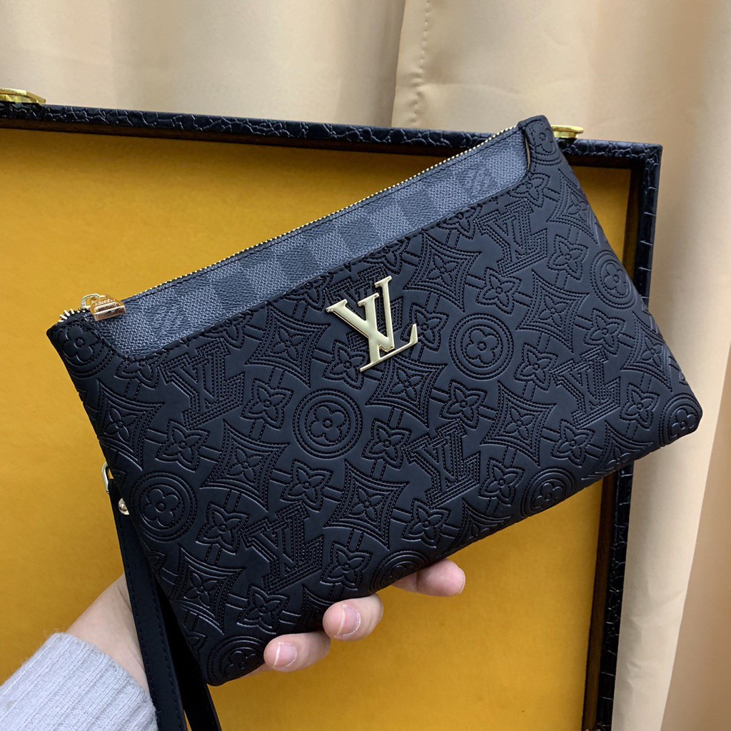 Louis Vuitton Dompet Kopling Klip Panjang Mode Kasual Baru Pria | Shopee Indonesia