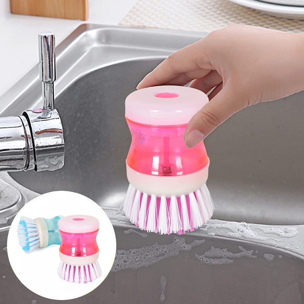 Sikat Cuci Panci Piring Dapur Dispenser Sabun