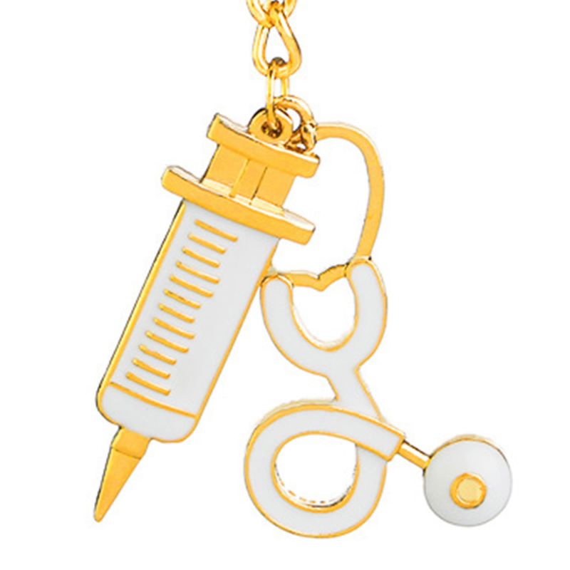 Zzz New Fashion Style Stetoskop Liontin Gantungan Kunci Perhiasan Hadiah
