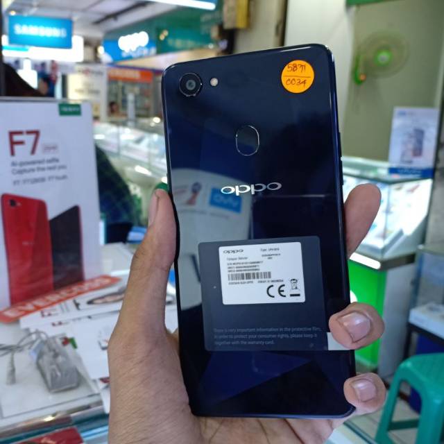 Oppo f7 black diamond