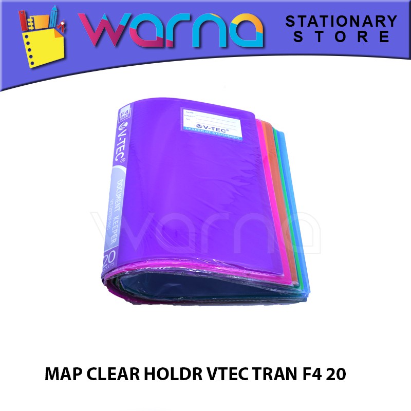 

MAP CLEAR HOLDR/DISPLAY BOOK VTEC TRAN F4 20