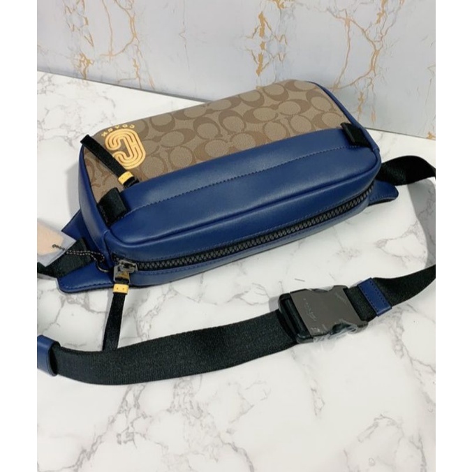 Coach Edge Belt Bag In Colorblock Signature Canvas(2377)