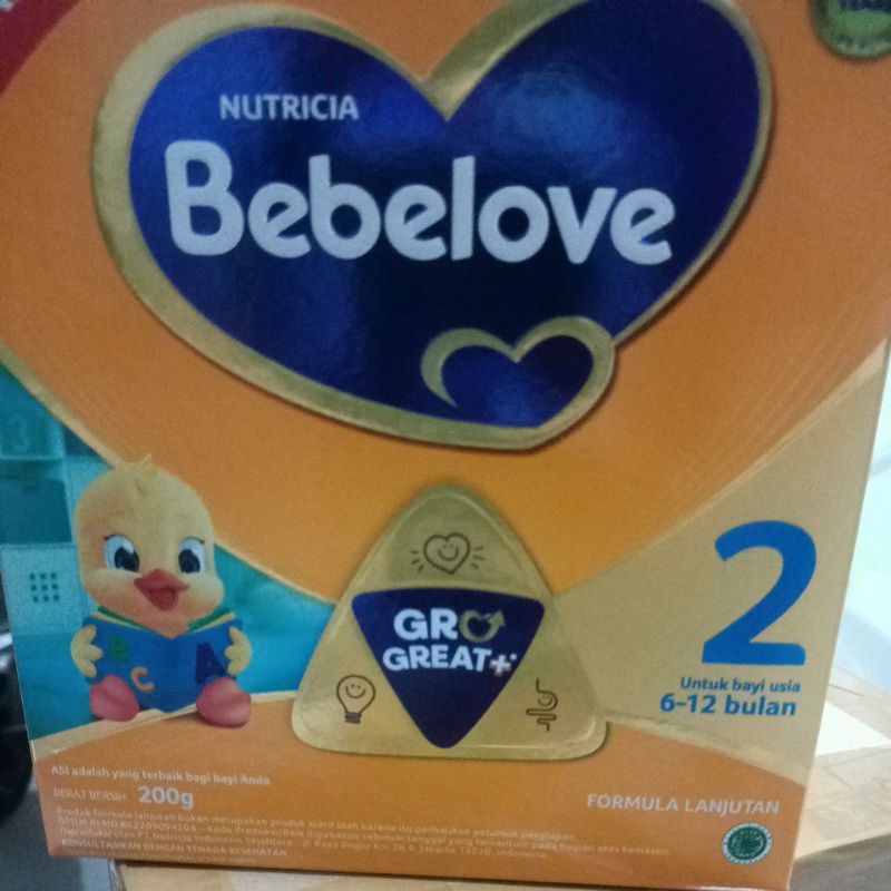 

Bebelove 2 200g. Expaired September 2026