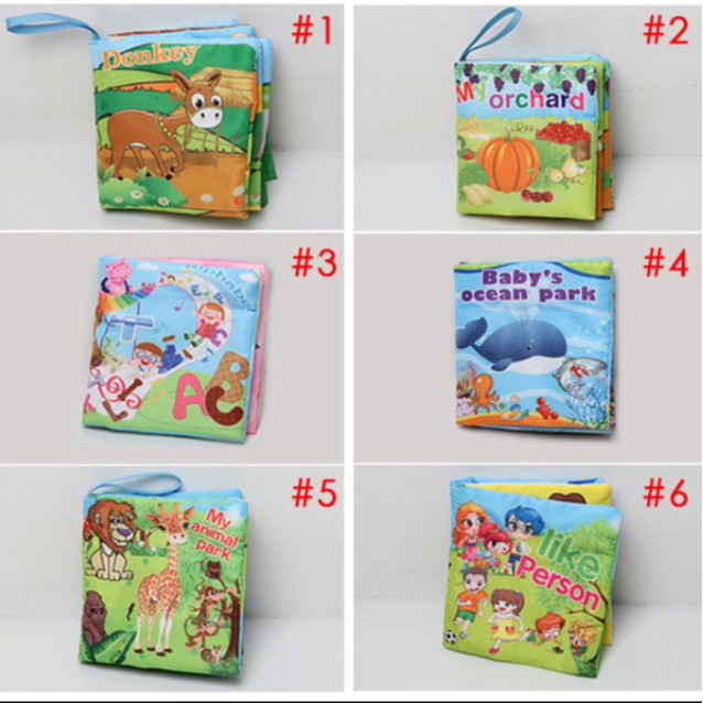 

Soft Book / Cloth Book / Buku Kain mainan edukasi