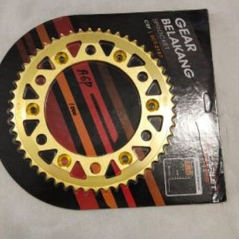 Gear / gir Belakang CRF 150 428*52T SCARLET