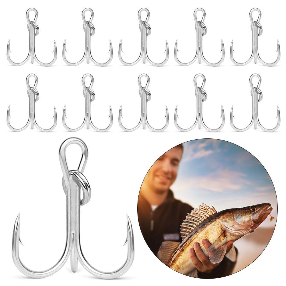 Top Three Anchor Hook Fishing Tackle Fishhooks Kait Kekuatan Tinggi Pancing Laut