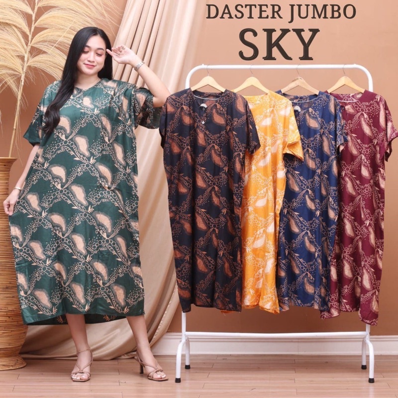 Daster Jumbo Lope Lope Baju Tidur Daster Dress Busui Viral Pekalongan Batik Best seller-DJ CABUT SKY