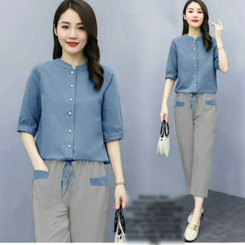 Setelan Celana Kerja wanita Nadya Set