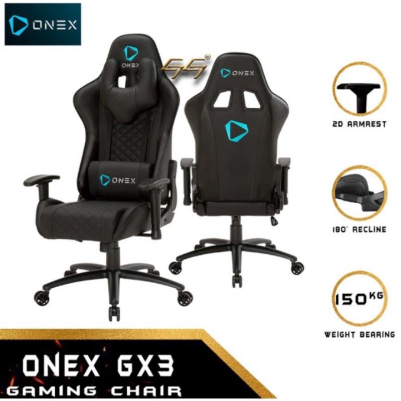 Kursi Gaming / Gaming Chairs ONEX GX3 SECOND Black