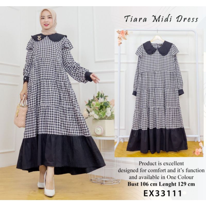 TIARA MIDI DRESS BY EXTU