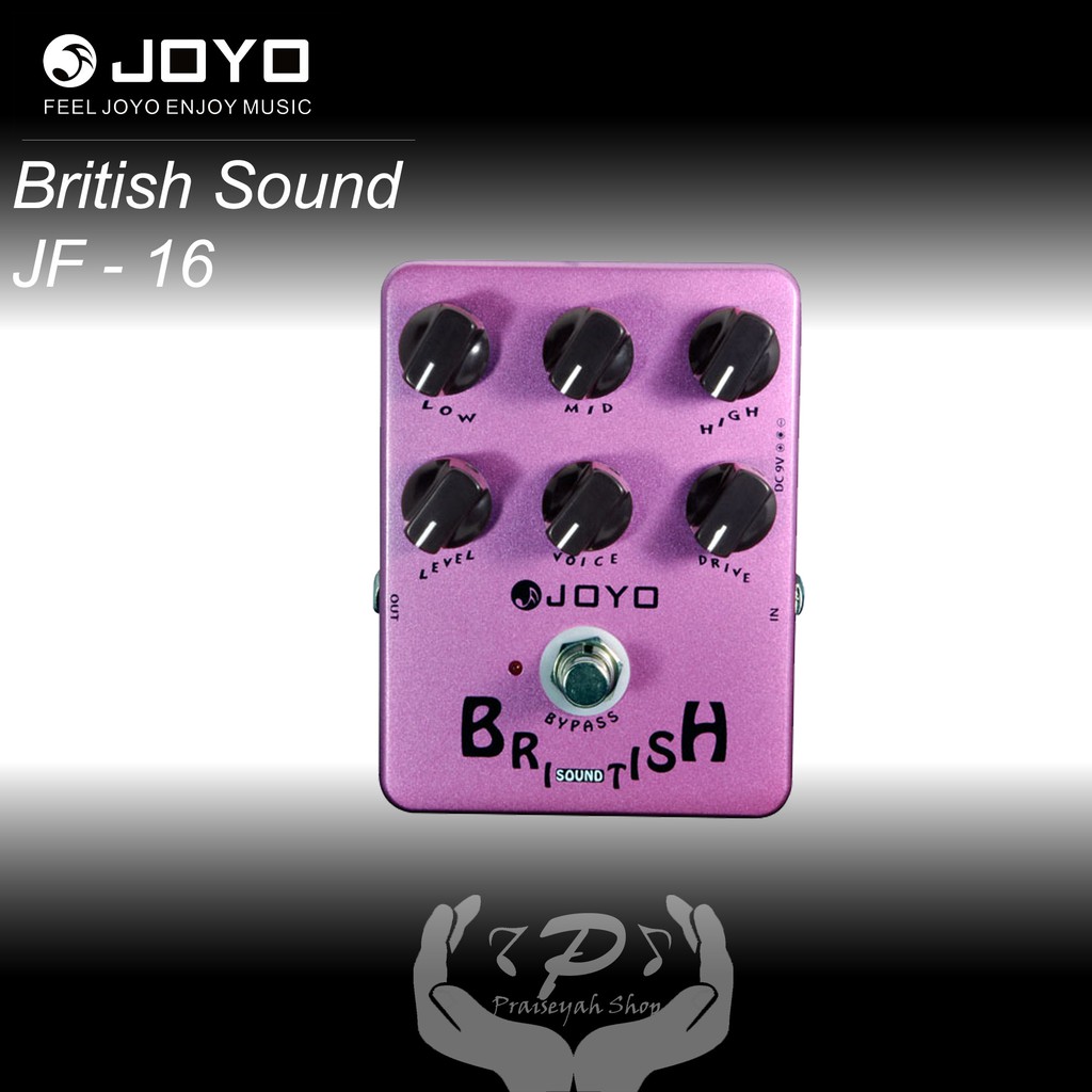 Joyo British Sound Efek Gitar JF 16 Original Guitar Effect JF16