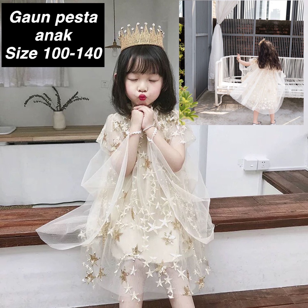 Jual (LOLI-JKT) BD-200 DRESS ANAK CEWEK GOLDEN STAR SIZE 100-140