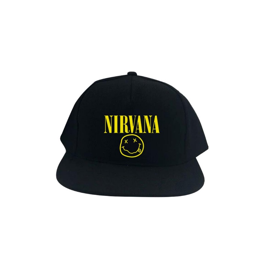 Topi Distro Pria / Fashion Pria Wanita / Topi Snapback nirvana Premium High Quality