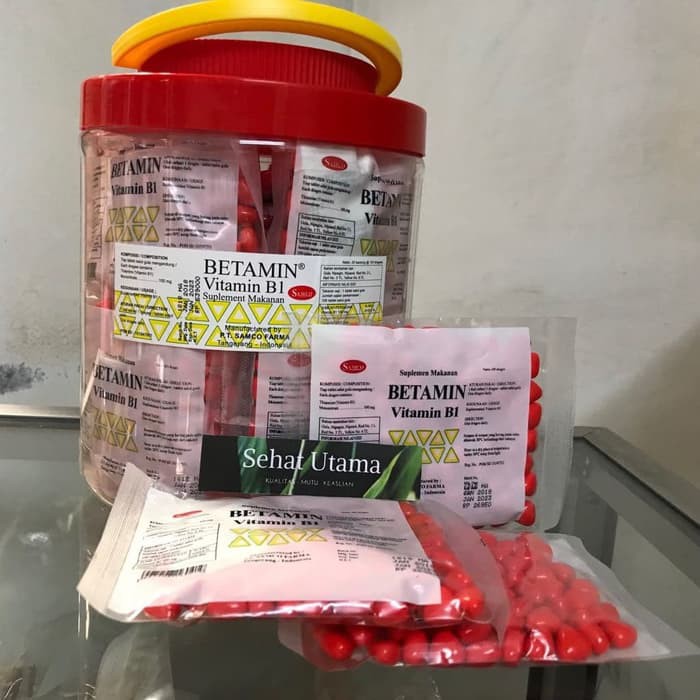 TERMURAH - Vitamin Syaraf Neurotropik Betamin Vitamin B1 100 MG
