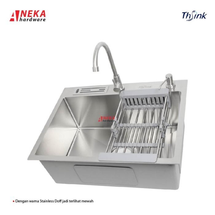 Kitchen Sink Thsink 6045 Paket Kran Angsa +Handsoap