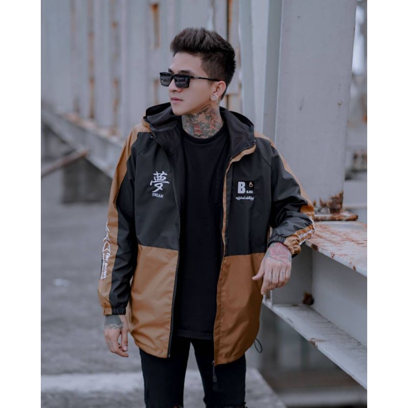 Casual jaket/CJ/salviohexia/cogoule wolv mothbless genious jaket pria Parka jaket outdoor thebojiel