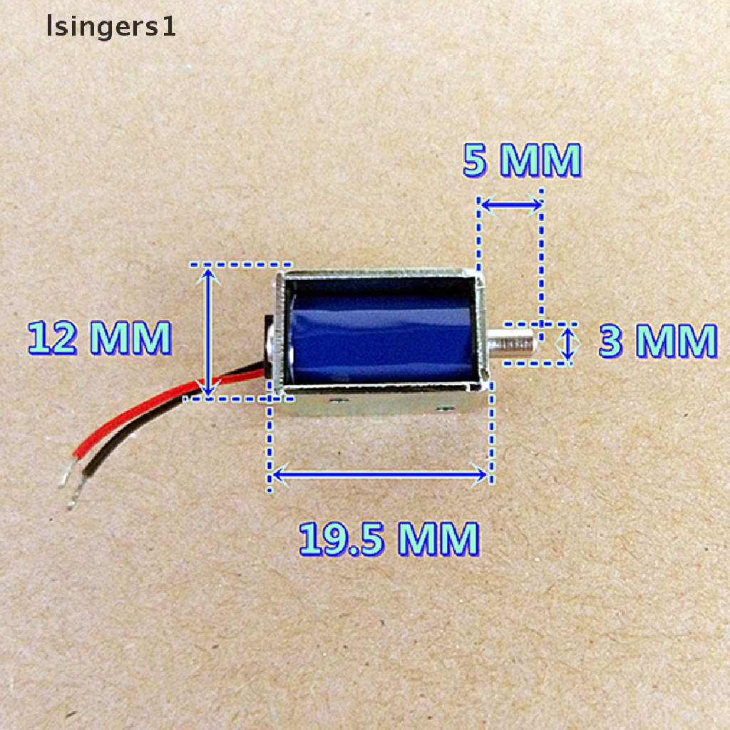 (lsingers1) Katup solenoid Elektrik Dc 3v Untuk Kontrol Aliran Udara gas