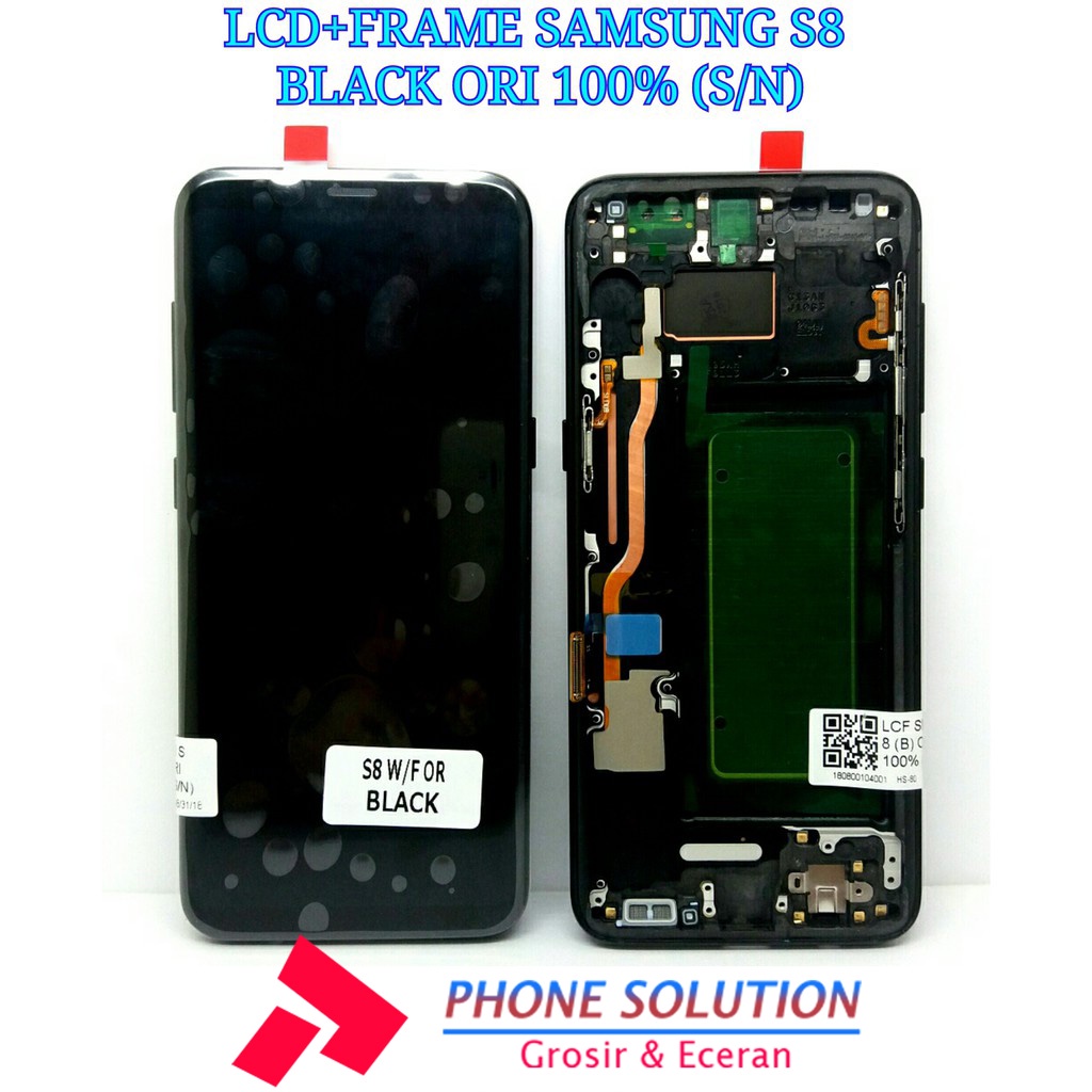 LCD Samsung S8 Include Frame Fullset Touchscreen // Supplier LCD Samsung - Garansi 1 Bulan